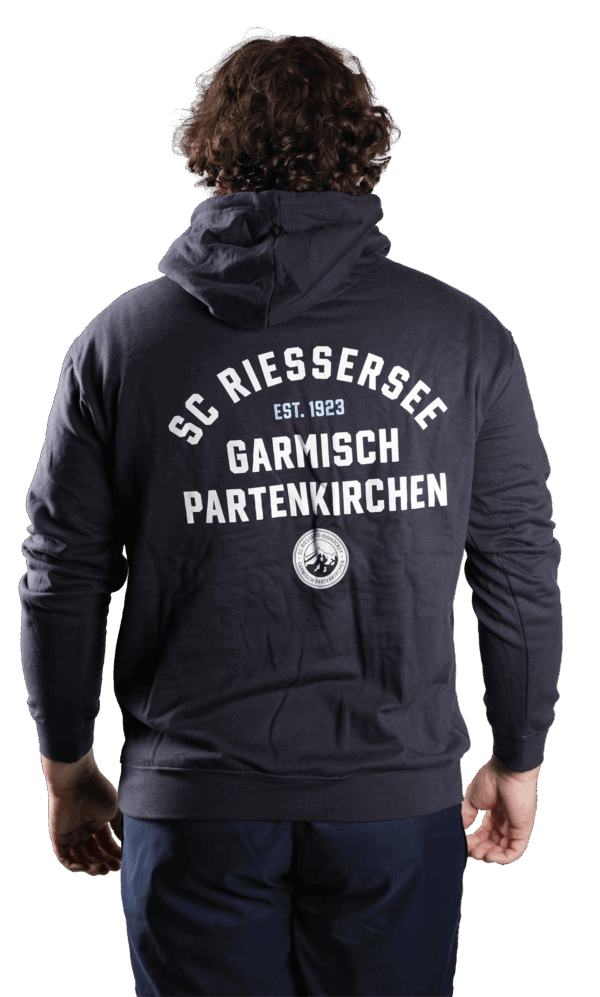 SC Riessersee Hoodie True Blue – Bild 2