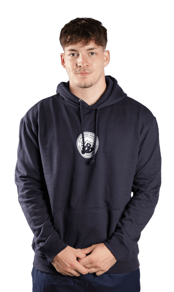 SC Riessersee Hoodie True Blue – Bild 4