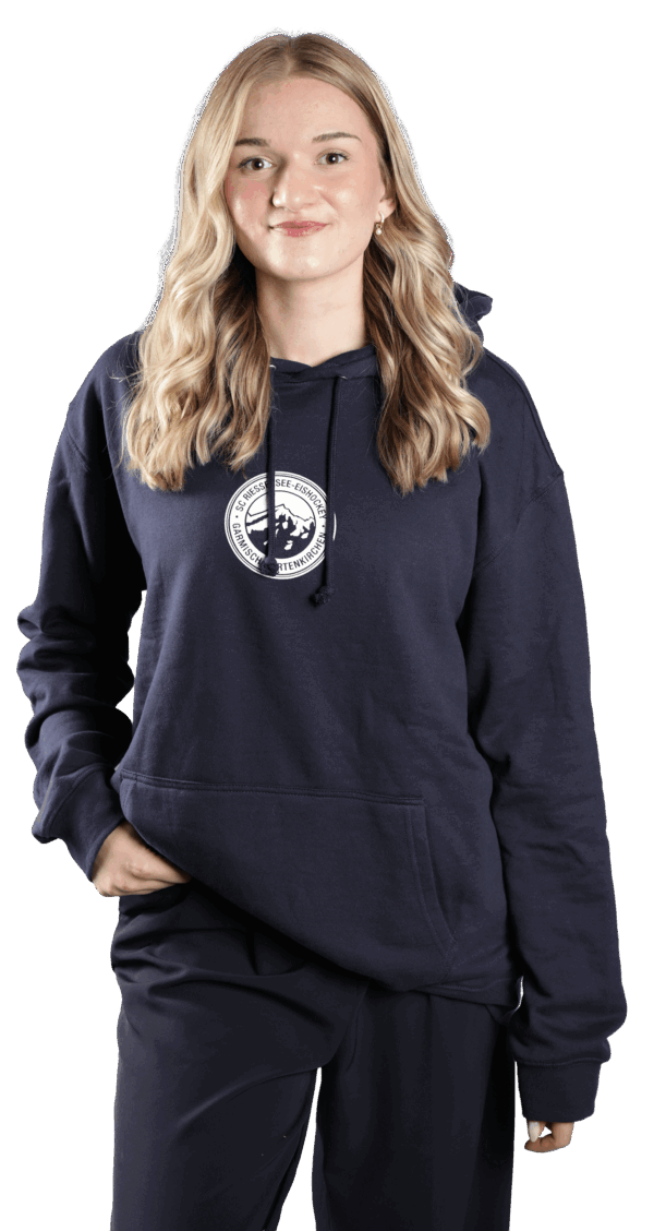 SC Riessersee Hoodie True Blue – Bild 3